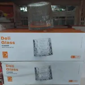 ماگ چرخشی شیشه ای دلی Deli Glass پک 6 عددی